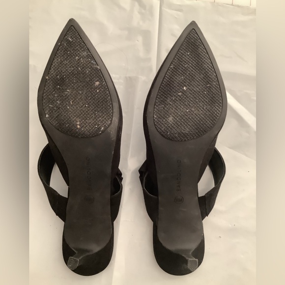 BANDOLINO BLACK Velvet pumps shoes. - Picture 11 of 12